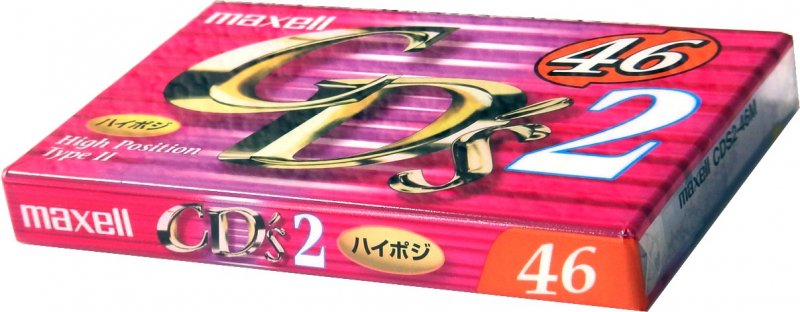 Compact Cassette Maxell CD`s II / CD`s 2 46 "CDS2-46M" Type II Chrome 1999 Japan