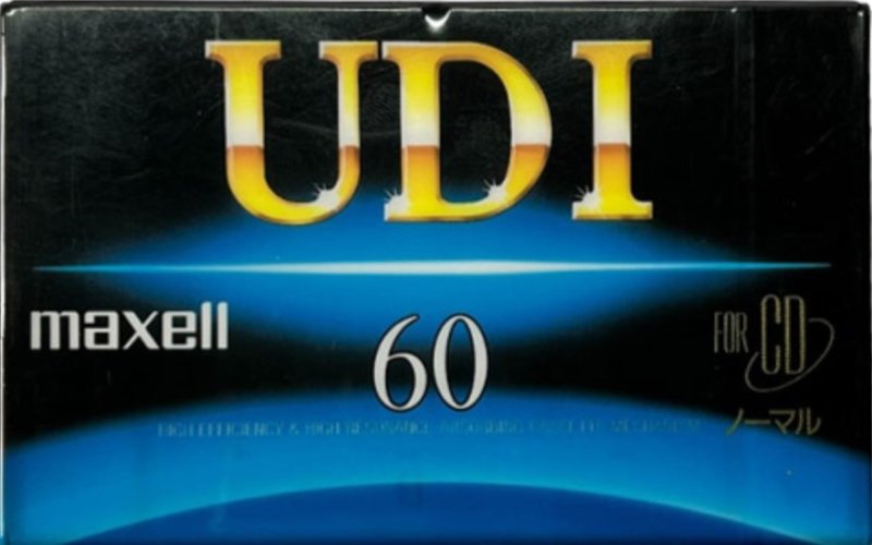 Compact Cassette Maxell UDI / UD1 60 "UD1-60G" Type I Normal 1994 Japan