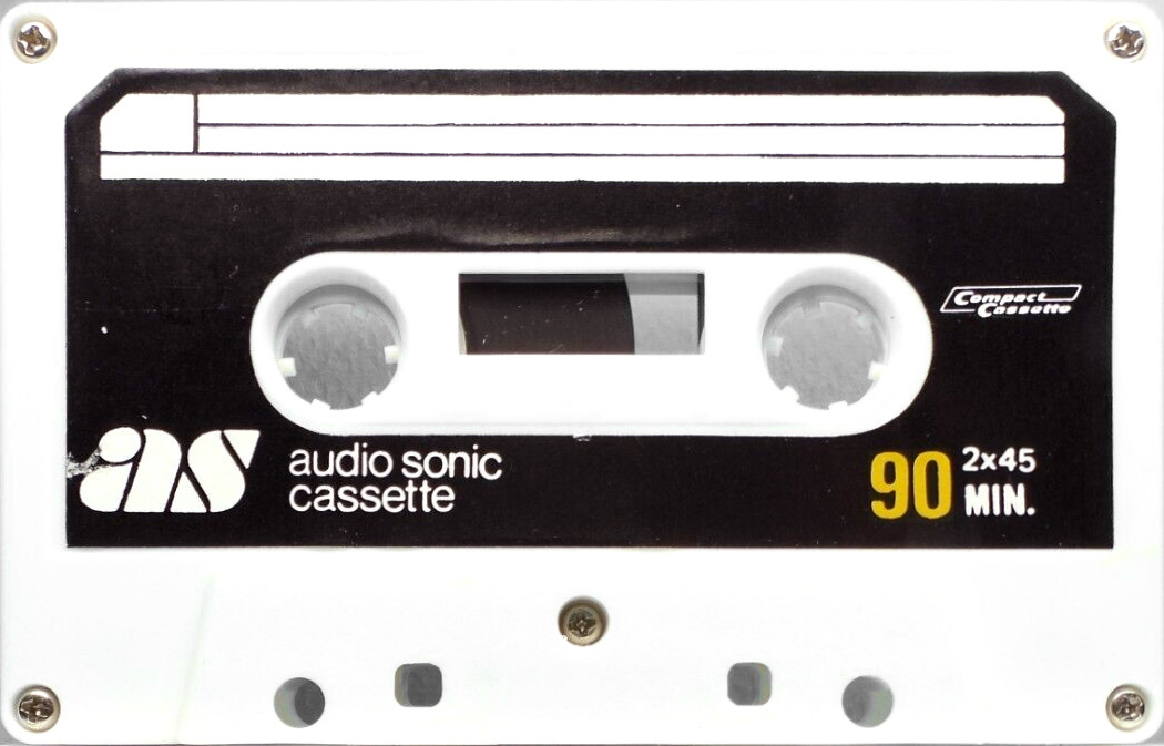 Compact Cassette Audio Sonic 90 "white" Type I Normal Europe