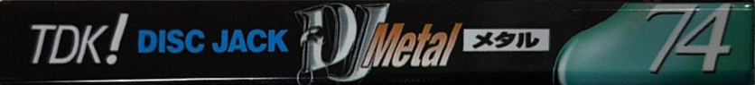 Compact Cassette TDK DJ Metal Disc Jack 74 "DJM-74S" Type IV Metal 1997 Japan