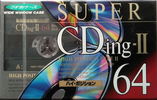 Compact Cassette TDK Super CDing 2 64 "SCD2-64" Type II Chrome 1992 Japan