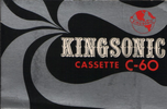 Compact Cassette Kingsonic 60 Type I Normal 1978 Hong Kong