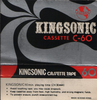 Compact Cassette Kingsonic 60 Type I Normal 1978 Hong Kong
