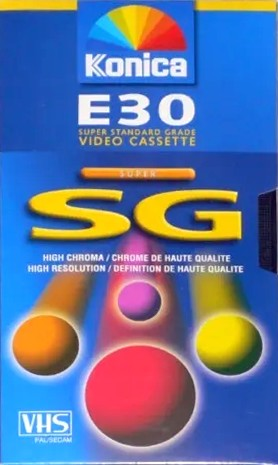 VHS, Video Home System Konica Super SG 30 Type I Normal Worldwide