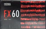 Compact Cassette Hema FX 60 Type I Normal 1996 Netherlands