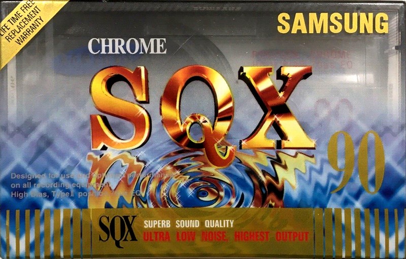 Compact Cassette Samsung SQX 90 Type II Chrome USA