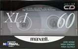 Compact Cassette Maxell XLI 60 Type I Normal 1990 Japan