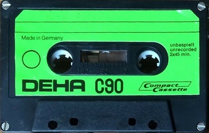 Compact Cassette Deha 90 Type I Normal Germany