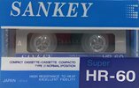 Compact Cassette Sankey HR 60 Type I Normal 1986 Latin America
