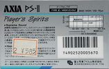 2 pack AXIA PS-II / PS-2 54 Type II Chrome 1985 Japan
