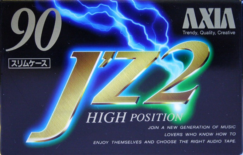 Compact Cassette AXIA J`z 2 90 "JZ2B 90" Type II Chrome 1993 Japan