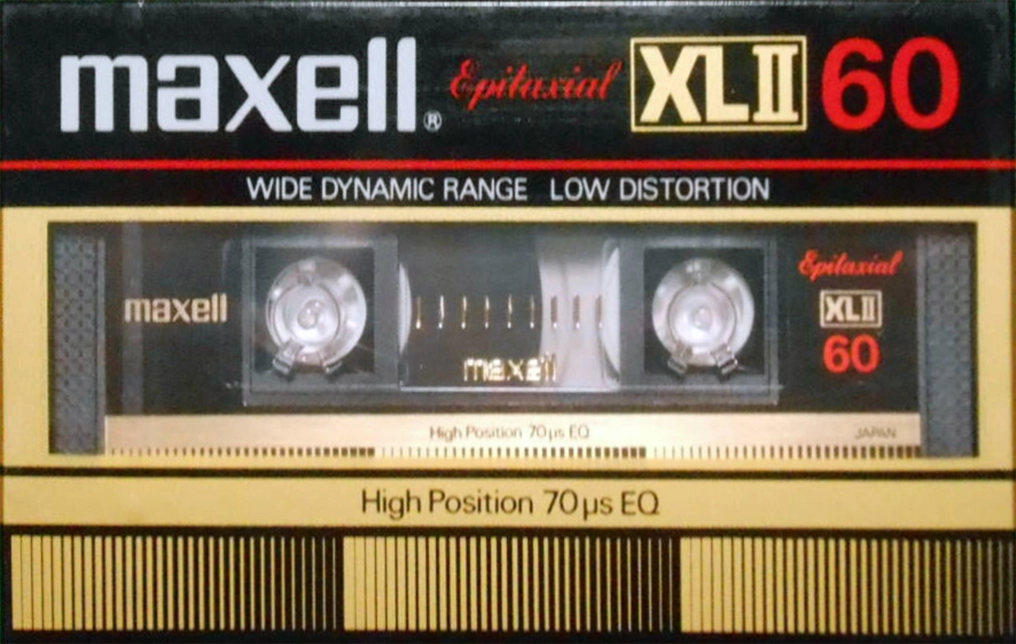 Compact Cassette Maxell XLII 60 Type II Chrome 1982 Japan