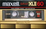 Compact Cassette Maxell XLII 60 Type II Chrome 1982 Japan