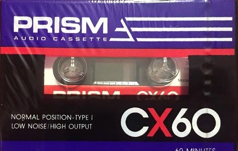 Compact Cassette Prism CX 60 "Order No. 20132" Type I Normal 1990 USA