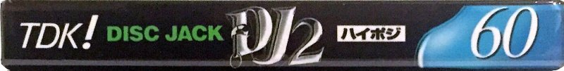 Compact Cassette TDK DJ2 Disc Jack 60 "DJ2-60S" Type II Chrome 1997 Japan