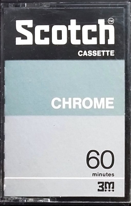 Compact Cassette Scotch Chrome 60 Type II Chrome 1976 Europe