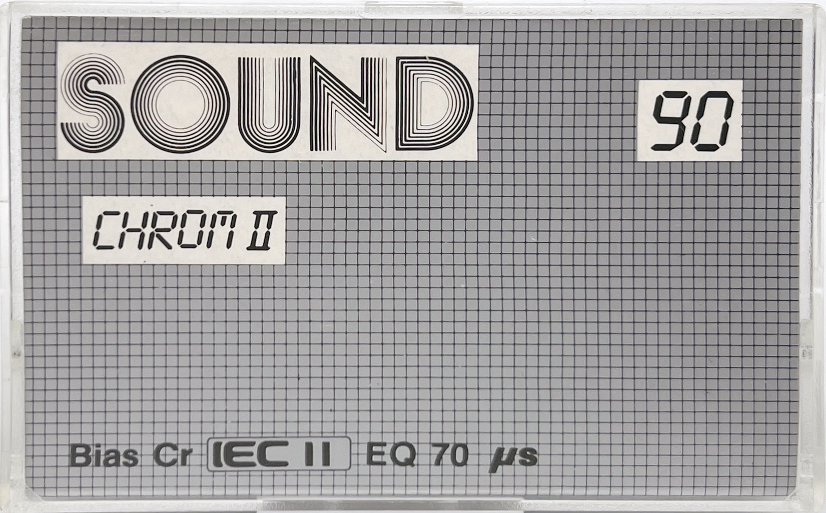 Compact Cassette Sound 90 Type II Chrome 1988 Europe