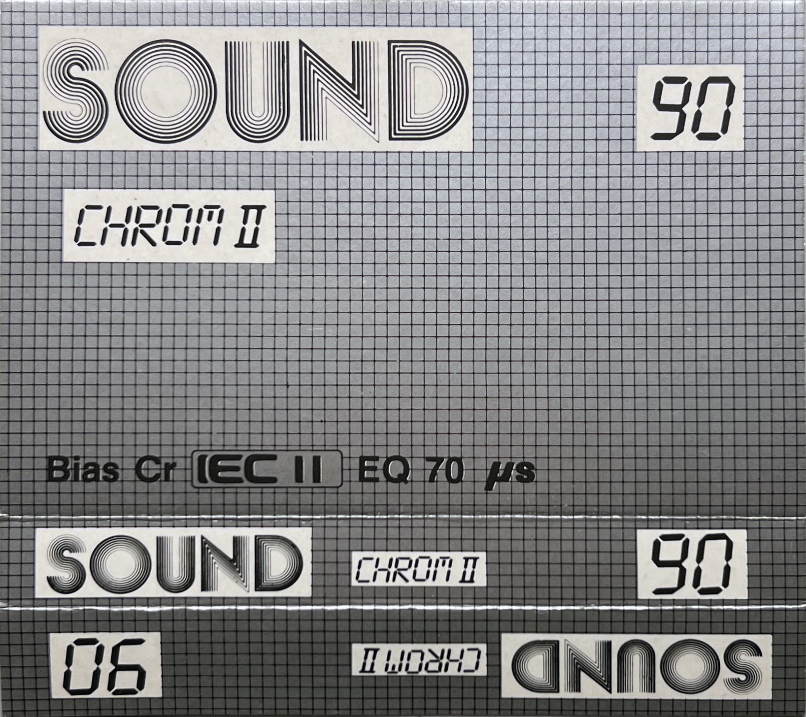 Compact Cassette Sound 90 Type II Chrome 1988 Europe