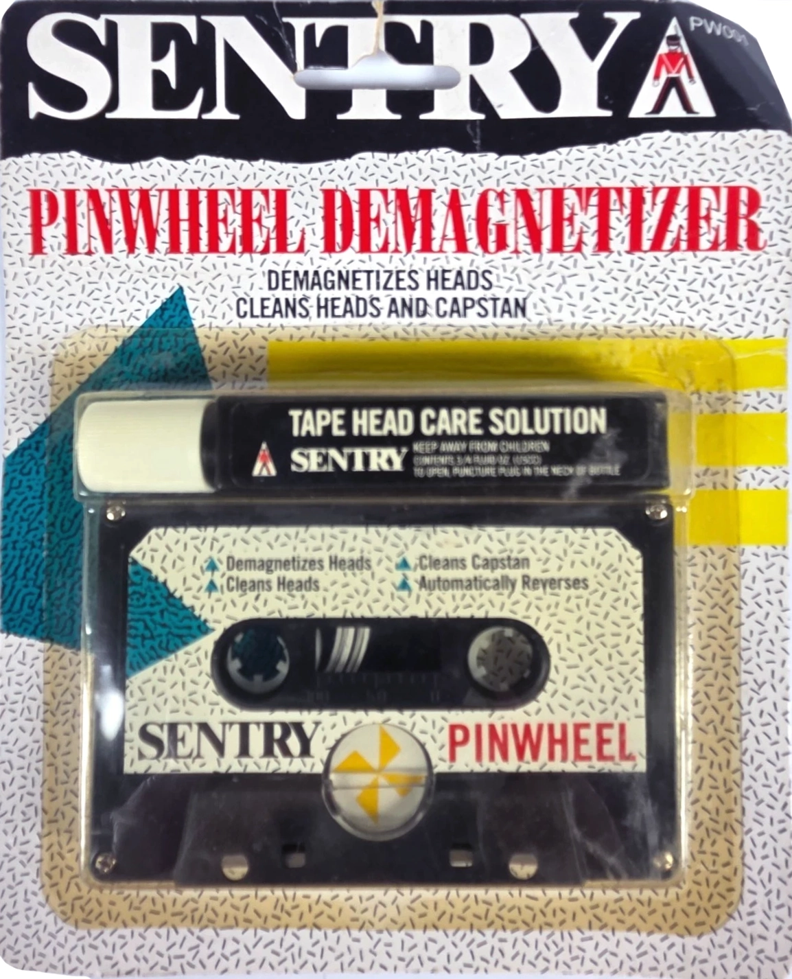 Blister Sentry "PINWHEEL PW001" Cleaning Cassette 1996 USA