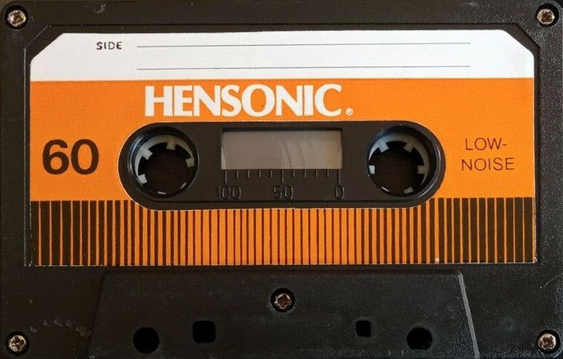 Compact Cassette Hensonic 60 Type I Normal Hong Kong