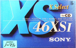 Compact Cassette Sony X Select 46 "C-46XS1" Type I Normal 1994 Japan