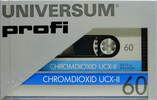 Compact Cassette Universum UCX II 60 Type II Chrome 1986 Germany