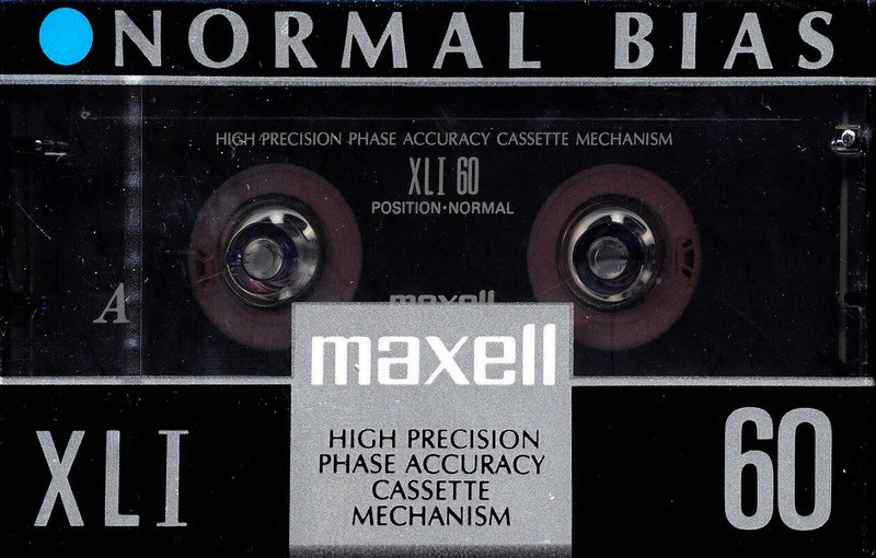 Compact Cassette Maxell XLI 60 Type I Normal 1992 North America