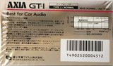 Compact Cassette AXIA GT-I 90 "For Car Audio" Type I Normal 1985 Japan