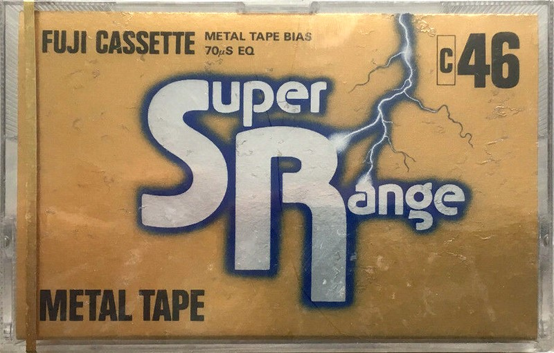 Compact Cassette Fuji SR 46 "Super Range" Type IV Metal 1977 Japan