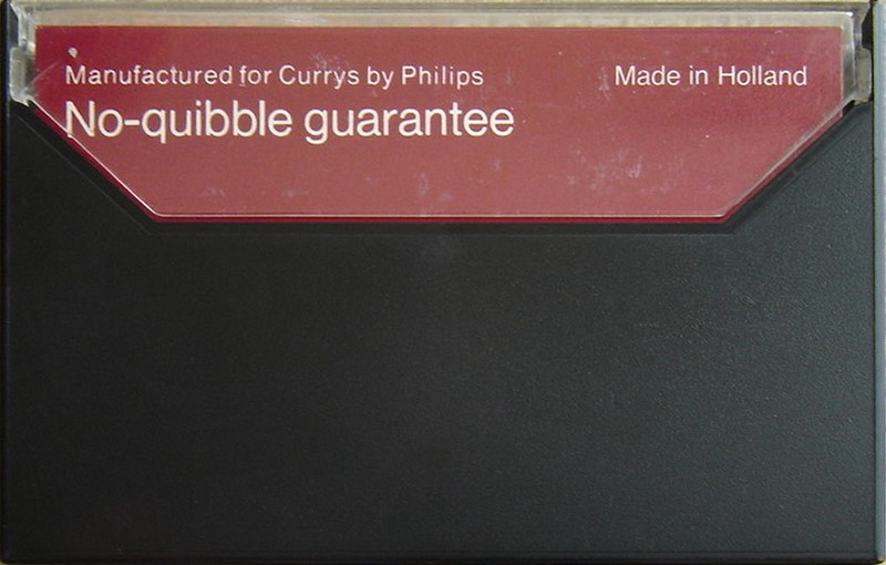 Compact Cassette Currys Standard 60 Type I Normal 1978 UK