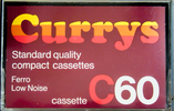 Compact Cassette Currys Standard 60 Type I Normal 1978 UK