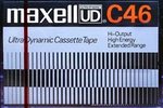 Compact Cassette Maxell UD 46 Type I Normal 1972 Worldwide