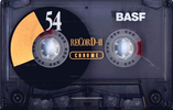 Compact Cassette BASF Record II 54 Type II Chrome 1997 Europe
