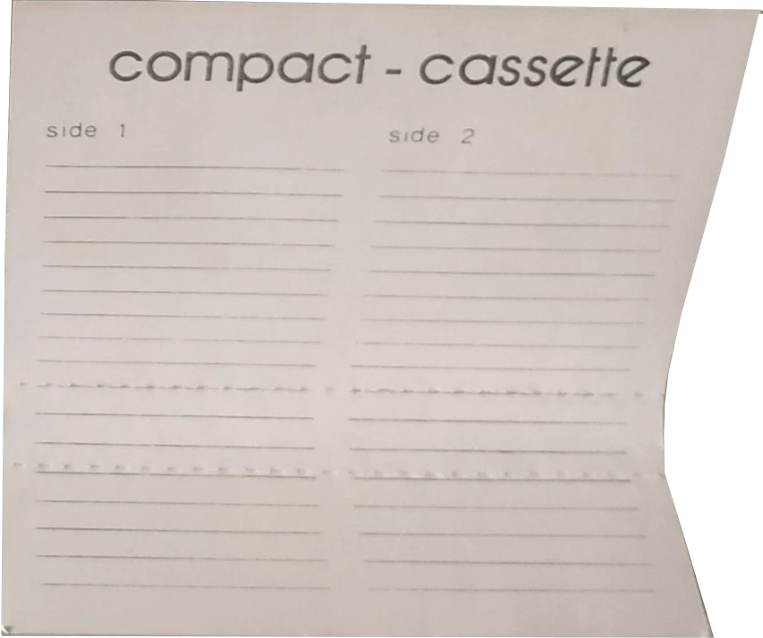 Compact Cassette Sonorex Cleaning Cassette 1985 Unknown Country