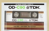 Compact Cassette TDK OD 90 Type I Normal 1980 Japan
