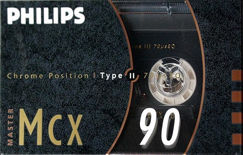 Compact Cassette Philips MCX Master 90 Type II Chrome 1993 Europe