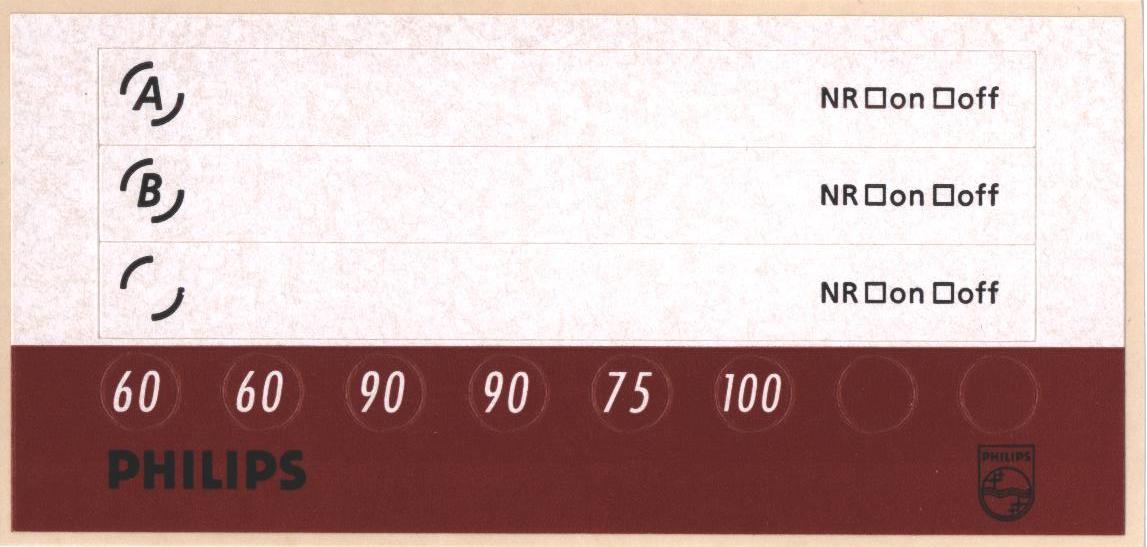 Compact Cassette Philips MCX Master 90 Type II Chrome 1993 Europe