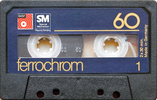 Compact Cassette BASF Ferrochrom 60 Type III Ferro Chrome 1974 Europe