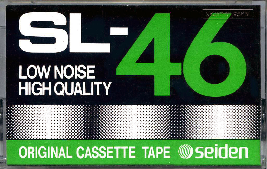 Compact Cassette Seiden SL 46 Type I Normal 1983 Japan