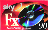 Compact Cassette Sky FX 90 Type I Normal 1999 Europe