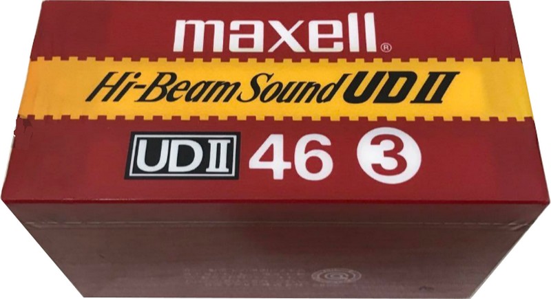 3 pack Maxell UDII / UD2 46 Type II Chrome 1985 Japan
