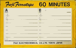 Compact Cassette Fuji Fuji Ferrotape 60 Type I Normal 1970 Japan