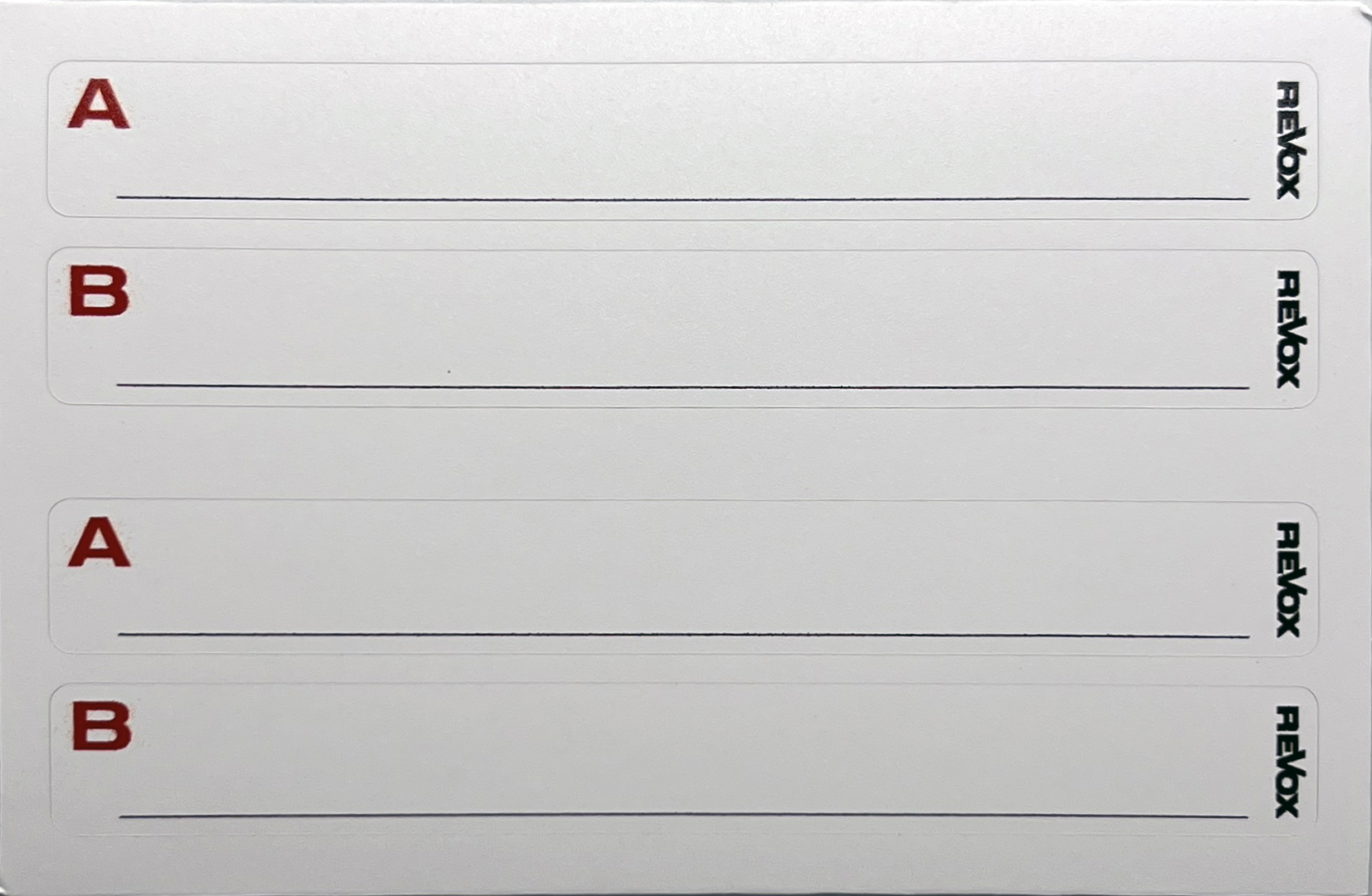 Compact Cassette Revox Grandmaster 90 Type I Normal 2026 Worldwide