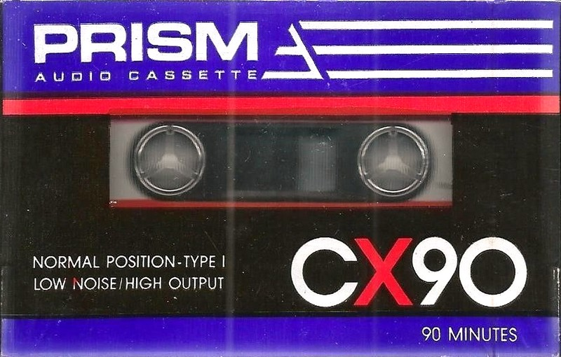 Compact Cassette Prism CX 90 "Order No. 20133" Type I Normal 1990 USA