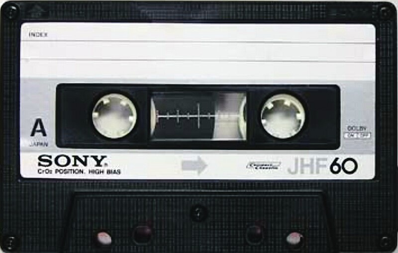 Compact Cassette Sony JHF 60 Type II Chrome 1979 Japan