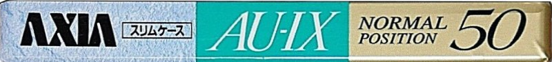 Compact Cassette AXIA AU-Ix 50 "AU1X A 50" Type I Normal 1992 Japan