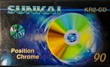 Compact Cassette Sunkai KR2-CD 90 Type II Chrome 1991 Europe