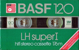 Compact Cassette BASF LH Super I 120 "LH Super I" Type I Normal 1982 Europe