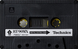 Compact Cassette Technics MX 90 "RT-90MX" Type IV Metal 1979 Japan