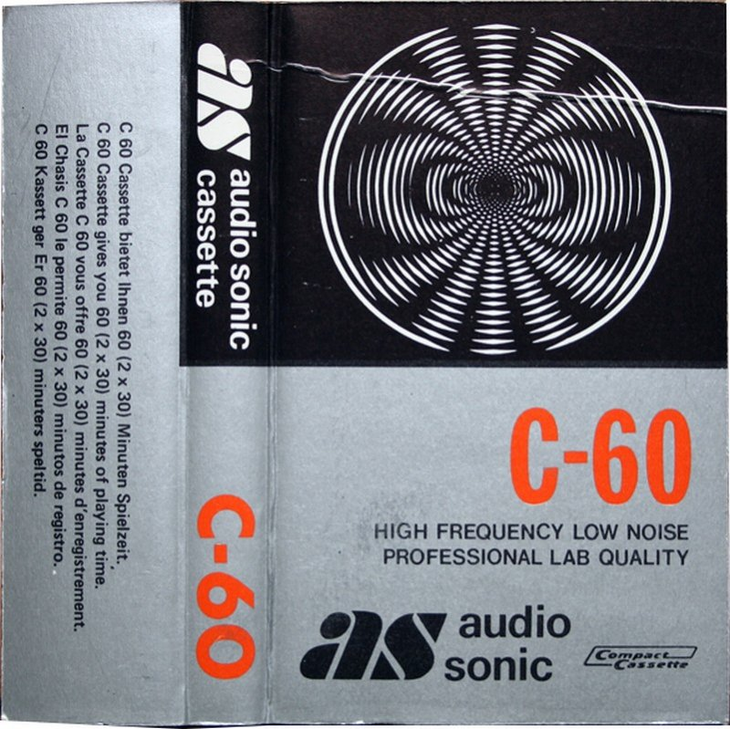 Compact Cassette Audio Sonic 60 Type I Normal Netherlands